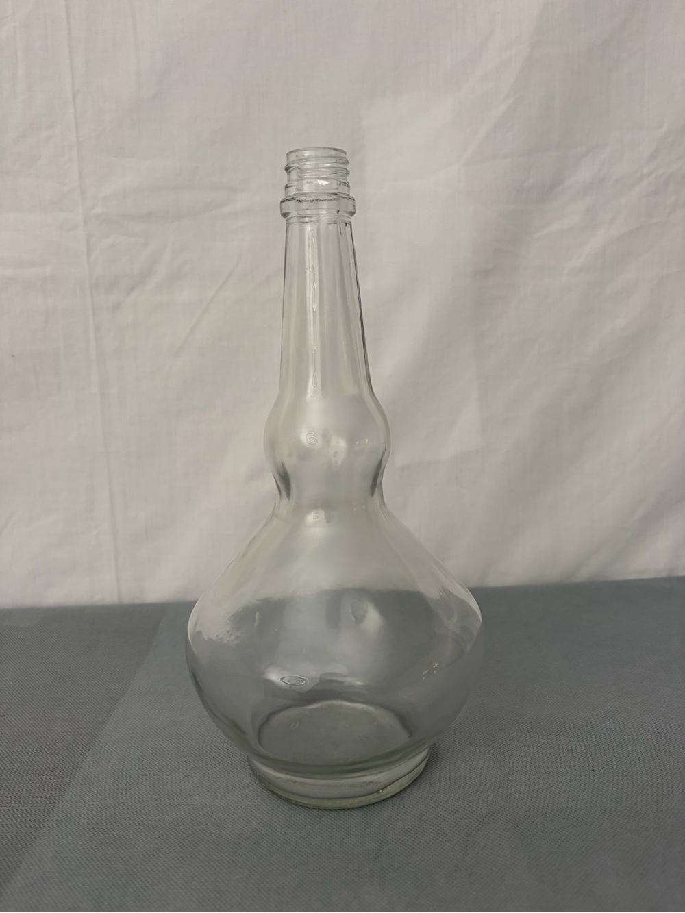 La Madrileña S.A. Mexico Vintage Clear Glass Bottle (F247)